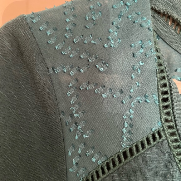 DOLAN (Anthropologie) Left Coast Collection - Maisy Tee - Teal size M - Picture 4 of 6